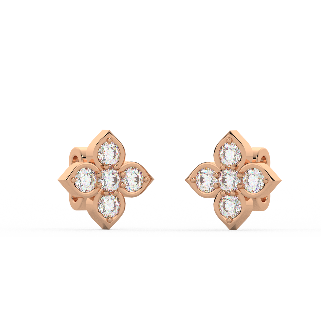 Divine Lab Grown Diamond Studs By Stefee Jewels