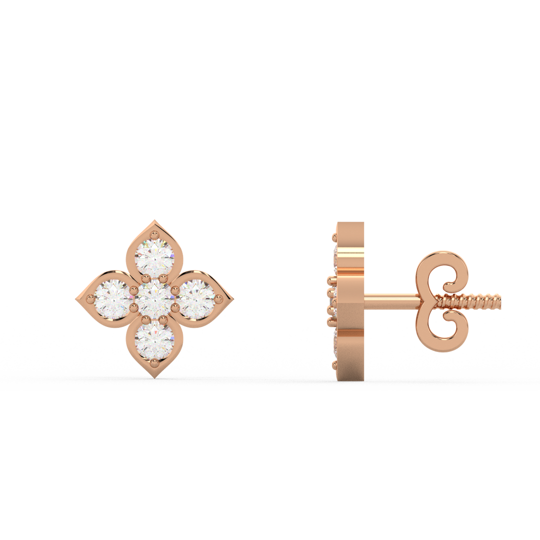 Divine Lab Grown Diamond Studs By Stefee Jewels
