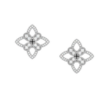 Load image into Gallery viewer, Butterfly &amp; Spade Lab Grown Diamond Studs By Stefee Jewels