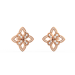 Load image into Gallery viewer, Butterfly &amp; Spade Lab Grown Diamond Studs By Stefee Jewels