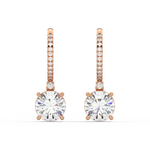Load image into Gallery viewer, Classic  Lab Grown Diamond  Dangles By Stefee Jewels