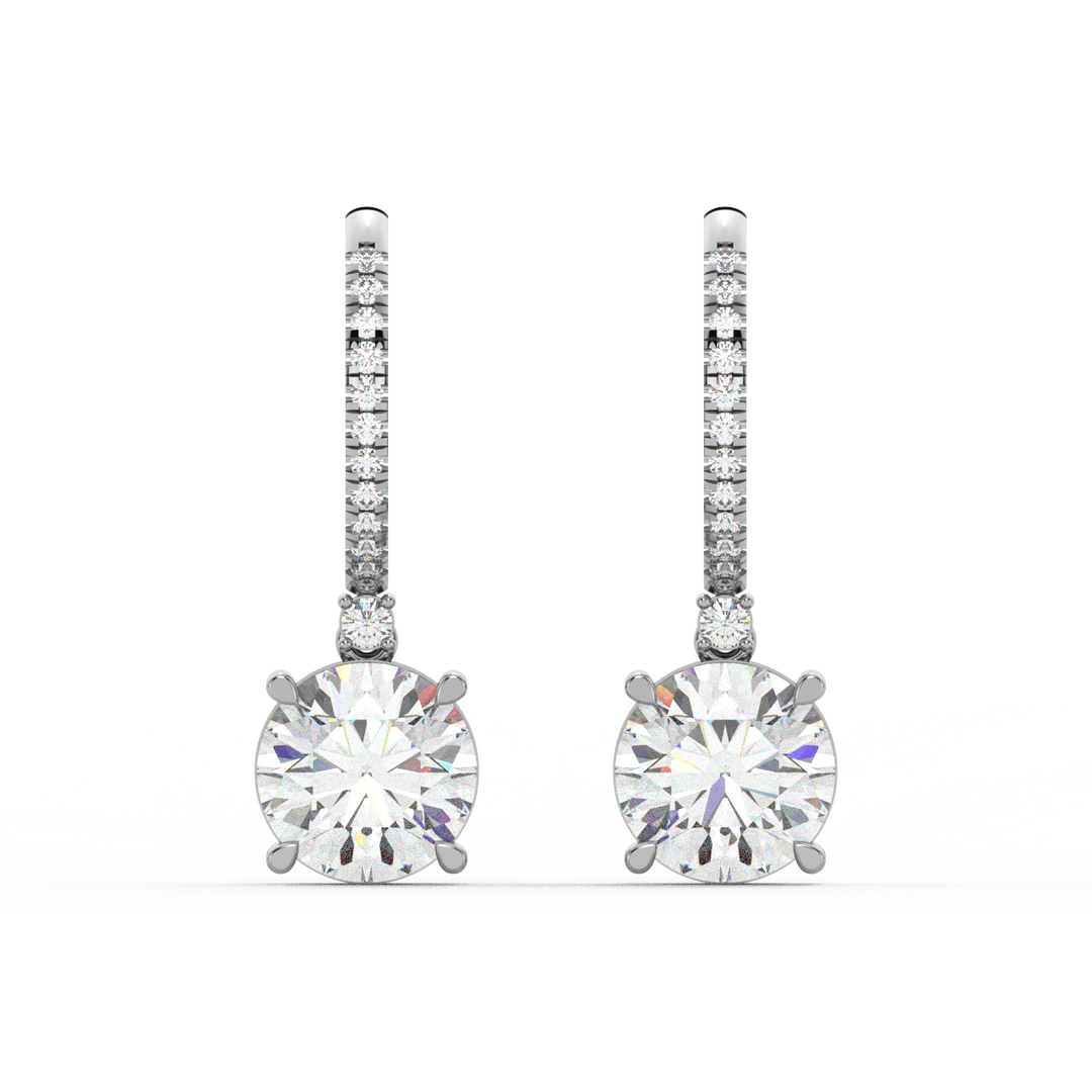 Classic  Lab Grown Diamond  Dangles By Stefee Jewels