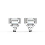 Load image into Gallery viewer, Bright Beeauty Lab Grown Diamond Stud Earrings by Stefee Jewels