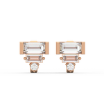 Load image into Gallery viewer, Bright Beeauty Lab Grown Diamond Stud Earrings by Stefee Jewels