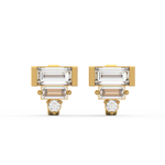 Load image into Gallery viewer, Bright Beeauty Lab Grown Diamond Stud Earrings by Stefee Jewels