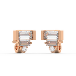 Load image into Gallery viewer, Bright Beeauty Lab Grown Diamond Stud Earrings by Stefee Jewels