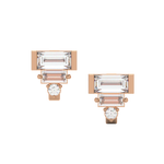 Load image into Gallery viewer, Bright Beeauty Lab Grown Diamond Stud Earrings by Stefee Jewels
