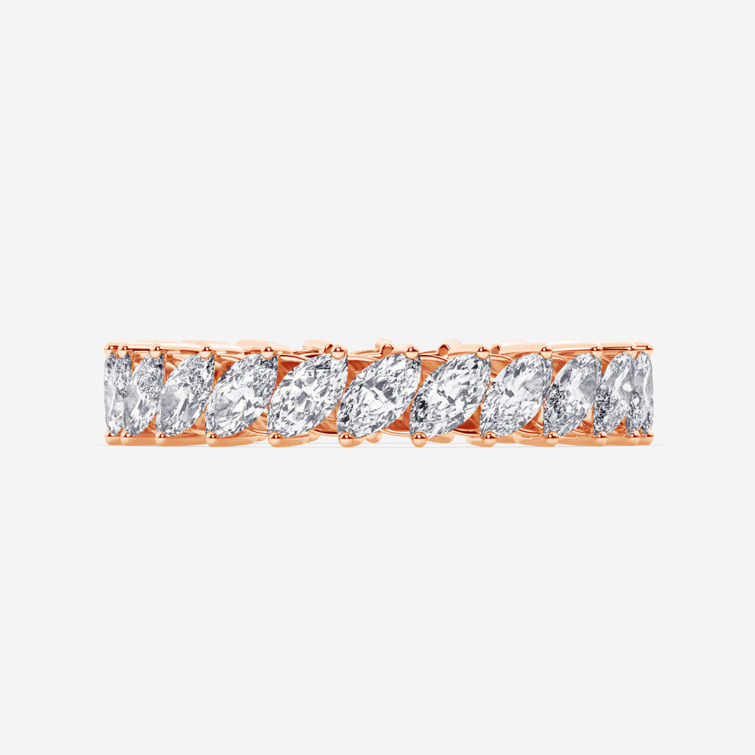 Marquise-Eternity-Lab Grown Diamond Band by Stefee