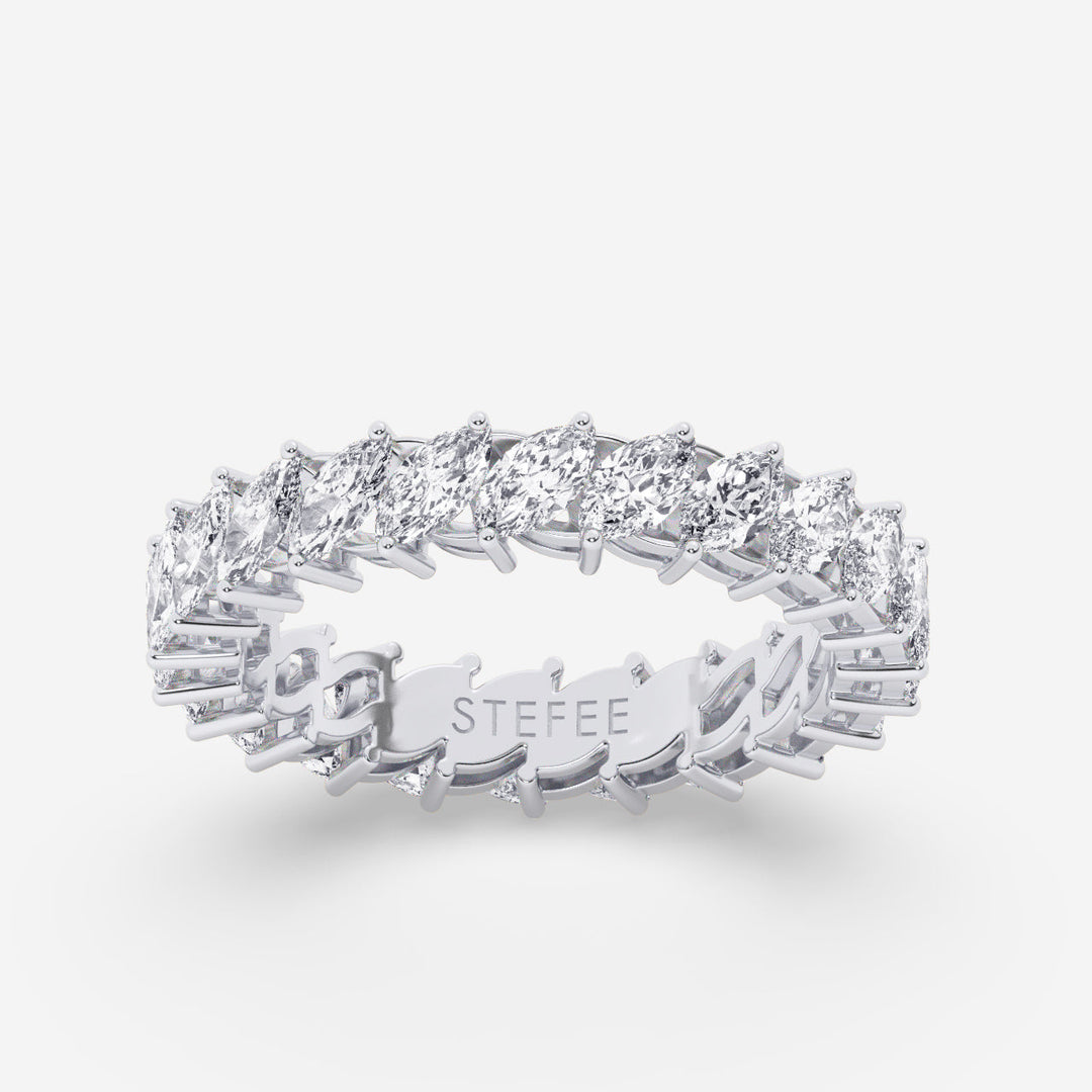 Marquise-Eternity-Lab Grown Diamond Band by Stefee