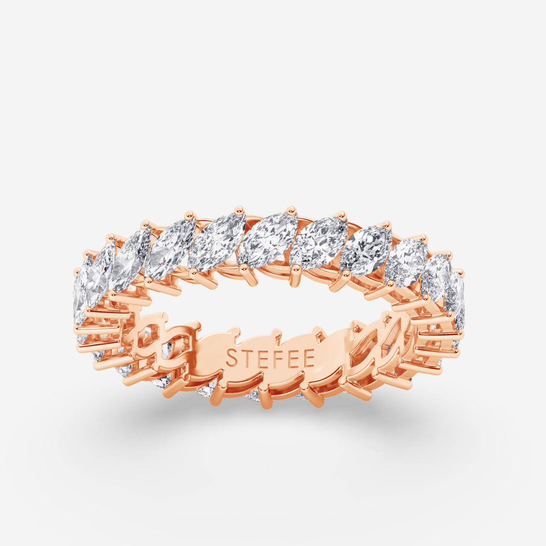 Marquise-Eternity-Lab Grown Diamond Band by Stefee